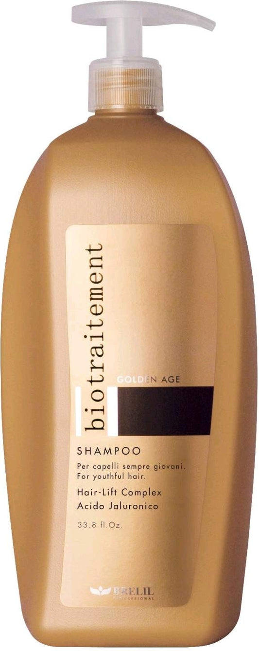 Brelil Biotraitement Golden Age Shampoo Hyalunoric acid and hair lift complex (33.81 fl.oz.)
