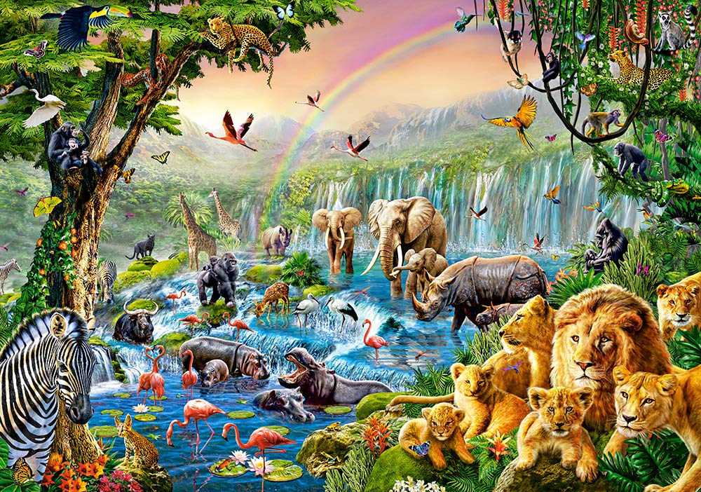 Castorland Puzzle 500 Pieces, Jungle River - В-52141