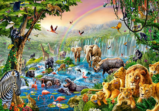 Castorland Puzzle 500 Pieces, Jungle River - В-52141