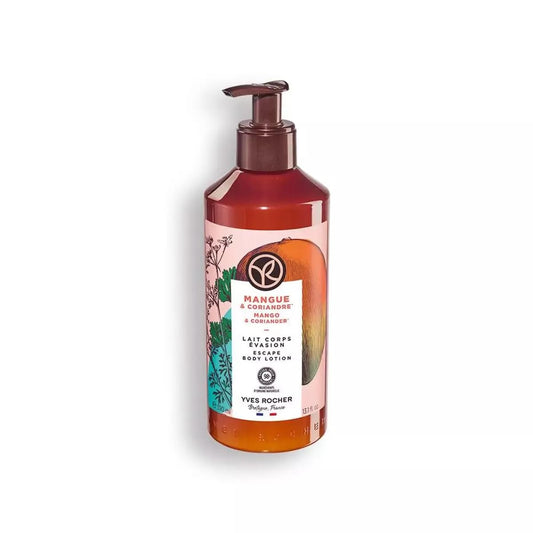 Yves Rocher Mango Coriander Nourishing Sensual Bath & Shower Body Lotion Moisturising Milk 390 ml./13.5 fl.oz.