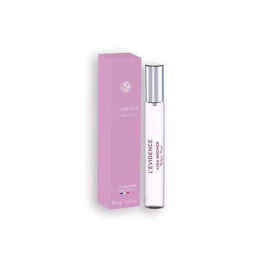Yves Rocher L'Évidence Perfume for Women Long Lasting Fragrance Travel Size Mini Sample 8 ml./0.27 fl.oz.