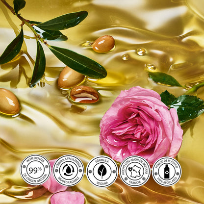 Yves Rocher LES PLAISIRS NATURE Bath and Shower Gel - Argan Rose Hammam, 200 ml./6.7 fl.oz.