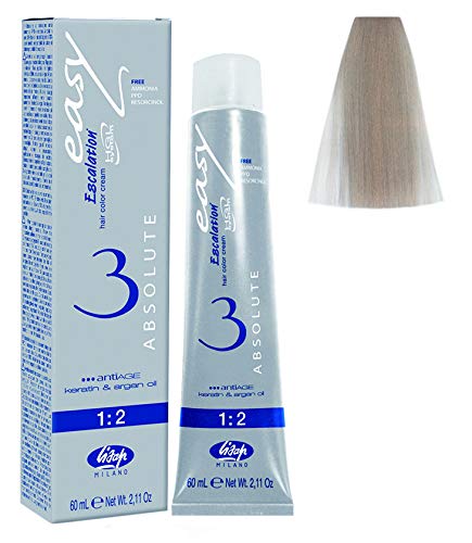Lisap Easy Absolute 3 Hair Color Cream, 60 ml./2 fl.oz. (11/71 - Extra Lightened Ice Blonde)
