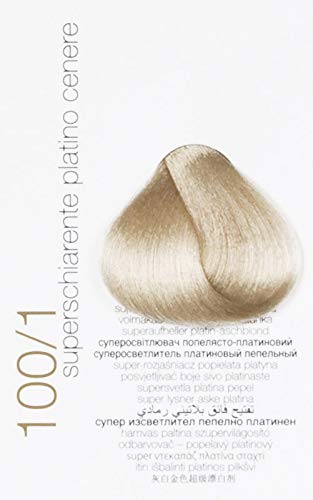 Brelil Colorianne Prestige Technologically Advanced Cream Dyeing Treatment Hydra Color Technology, Ash Platinum Superlightener, 100 ml./3.38 fl.oz. (100/1)