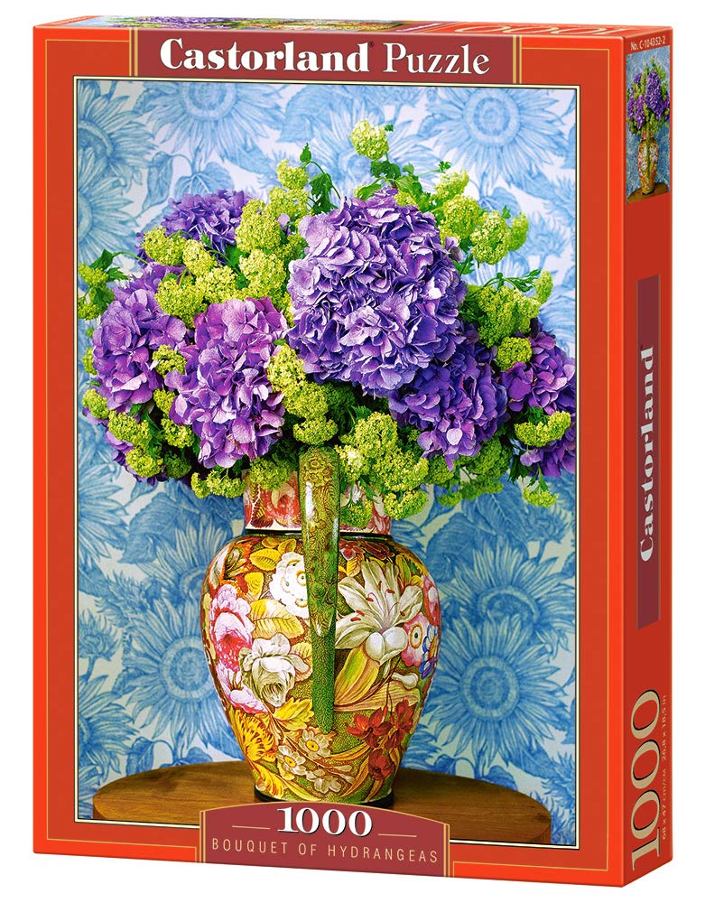Castorland Puzzle 1000 Pieces, Bouquet of Hydrangeas - С-104352