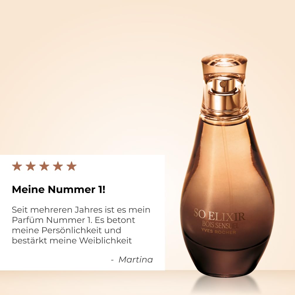 Yves Rocher So Elixir Bois Sensuel Eau de Parfum for Women, 50 ml./1.69 fl.oz.