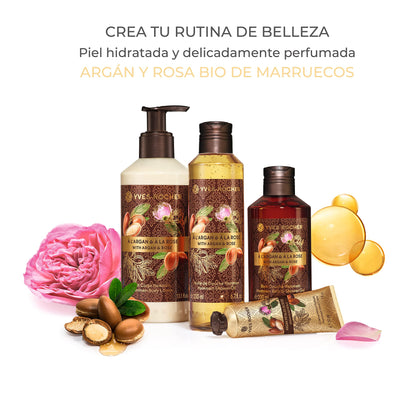 Yves Rocher LES PLAISIRS NATURE Bath and Shower Gel - Argan Rose Hammam, 200 ml./6.7 fl.oz.