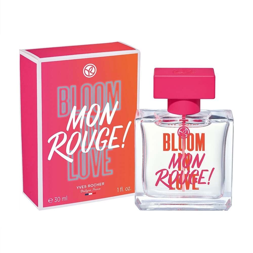Yves Rocher Mon Rouge Bloom in Love Eau de Parfum for Woman, 30 ml./1 fl.oz.