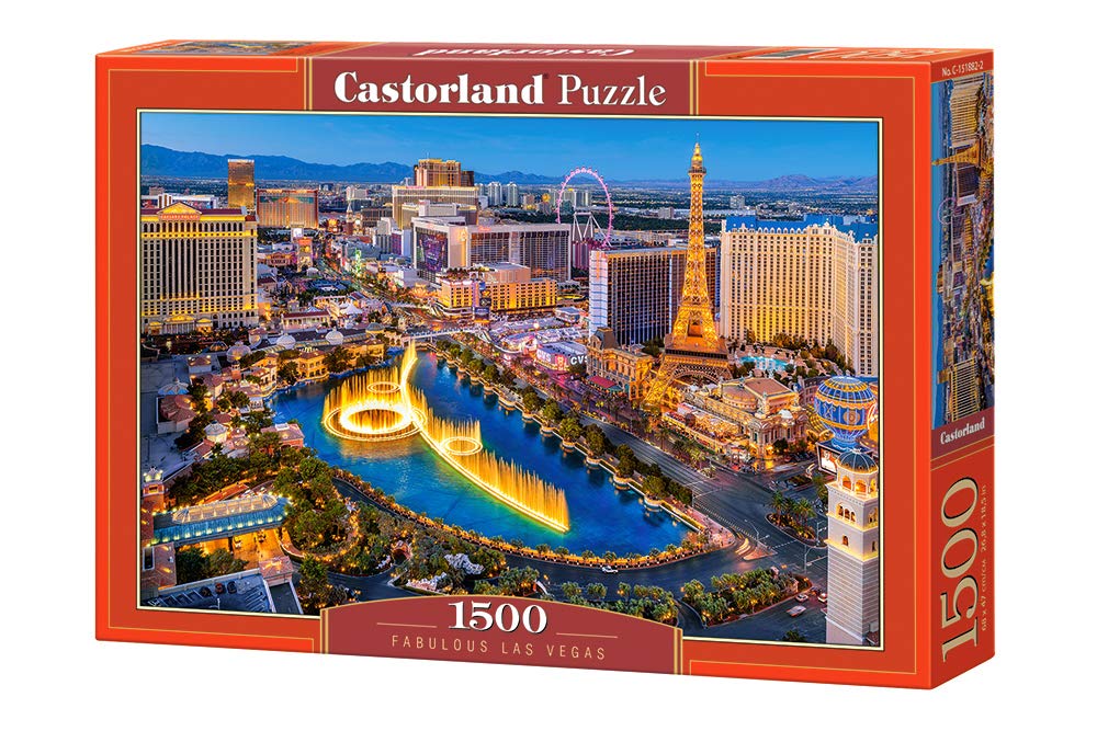 Castorland Puzzle 1500 Pieces, Fabulous Las Vegas - С-151882