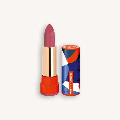 Yves Rocher Matte Lipstick Velvety Matte Finish Long-Lasting Color Hydrating & Nourishing Formula Soft Lips Women Makeup - 3.7g / 0.13oz