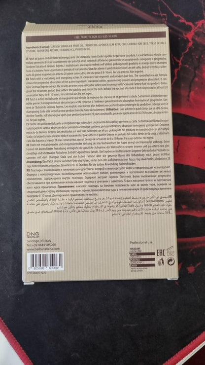 Barba Italiana Unione Energizing Hair Loss Patches for Men 20pcs - Targeted Scalp Treatment