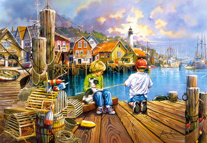 Castorland Puzzle 1000 Pieces, at The Dock - С-104192