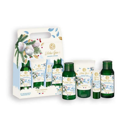 Yves Rocher Concentrated Moisturizing Sensual Cocktail of Frozen Lychee Discovery Kit 4 products Limited Eddition