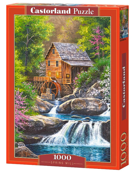 Castorland Puzzle 1000 Pieces, Spring Mill - С-104055