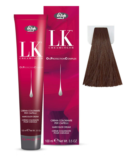 Lisap LK Oil Protection Complex Hair Color Cream, 100 ml./3.38 fl.oz. (5/23 - Light Ash Golden Brown)