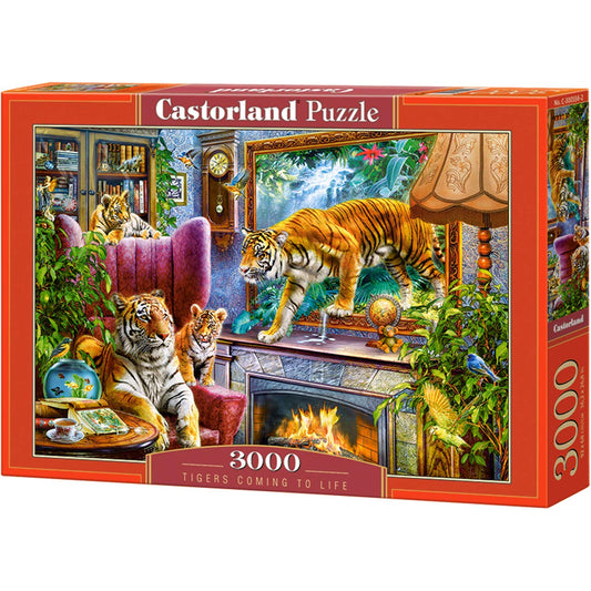Puzzles for Adults 3000 Piece – Tigers Coming to Life - Family Puzzles – Easy Jigsaw Puzzle - Tiger Puzzle - Animal Puzzles for Adults - Puzzle Art