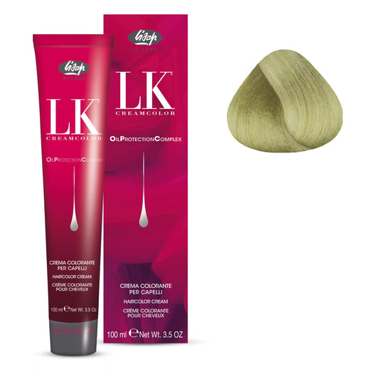 Lisap LK Oil Protection Complex Hair Color Cream, 100 ml./3.38 fl.oz. (9/3 - Very Light Golden Blonde)