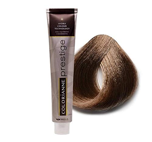 Brelil Colorianne Prestige Technologically Advanced Cream Dyeing Treatment Hydra Color Technology, Moon Sand Blonde, 100 ml./3.38 fl.oz. (8/12)