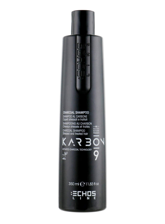 ECHOS LINE Echosline 9 Charcoal Shampoo, 350 ml./11.8 fl.oz.