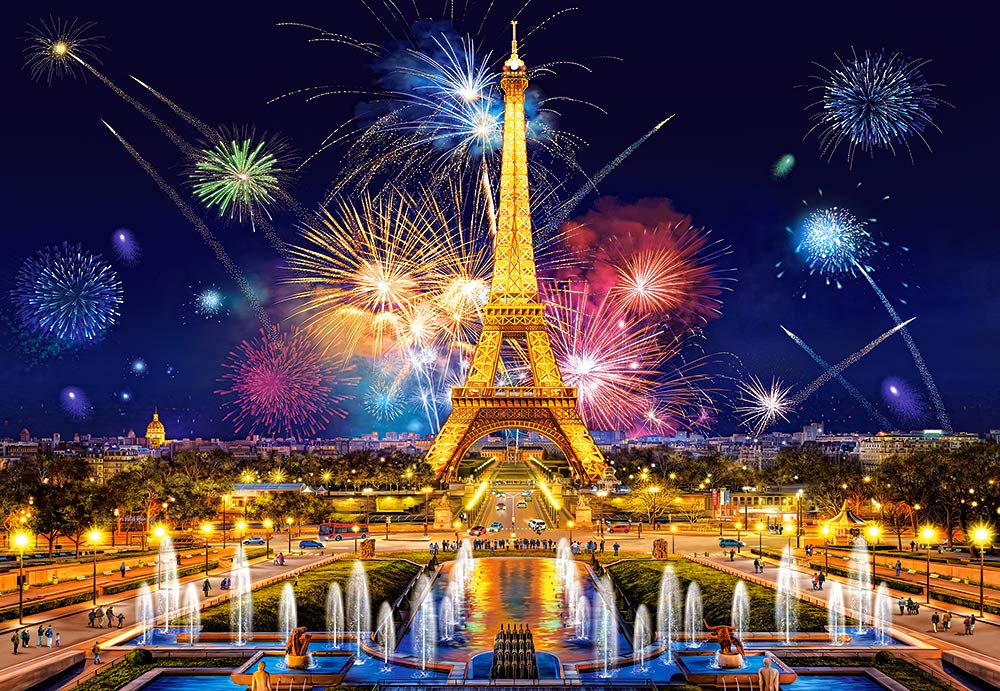Castorland Puzzle 1000 Pieces, Glamour of The Night, Paris - С-103997