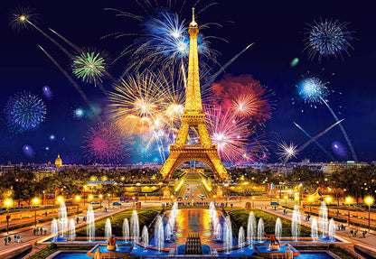 Castorland Puzzle 1000 Pieces, Glamour of The Night, Paris - С-103997