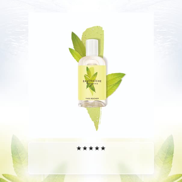 Yves Rocher Verveine Scent Eau de toilette for Women, 100 ml./3.3 fl.oz.