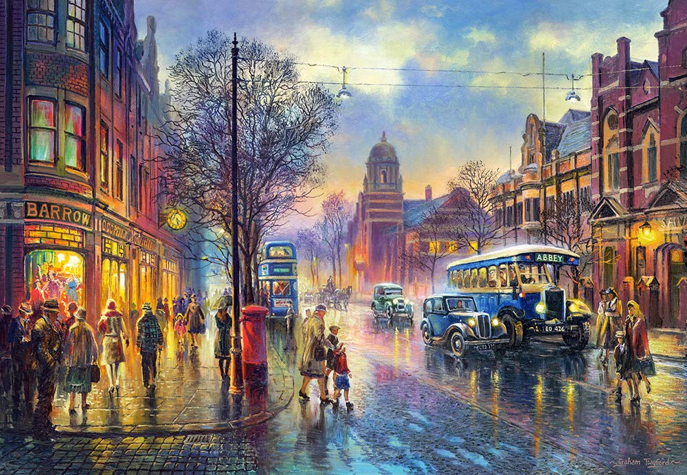 Castorland Puzzle 1000 Pieces, Abbey Road 1930's - С-104499