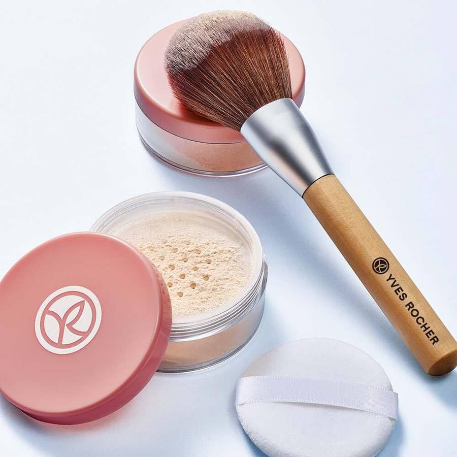 Yves Rocher Loose Powder, 15g/0.53oz - Lightweight, Translucent, Mattifying, Sets Makeup, Smooth Finish, Natural Look, Controls Shine, Minimizes Pores, Daily Use, Long-Lasting