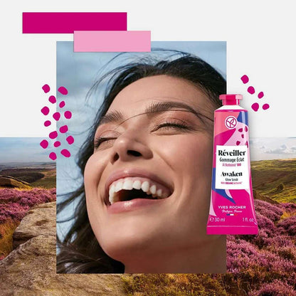 Yves Rocher Awaken Glow Scrub with Organic Anthemis Facial Treatment - 30 ml. / 1 Fl.Oz.