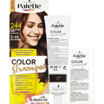 Palette Color Shampoo, 70 ml./2.3 fl.oz. (244 - Chocolate Brown)