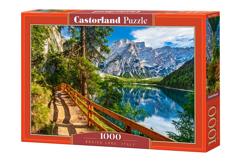 Castorland Puzzle 1000 Pieces, Braies Lake, Italy - С-104109