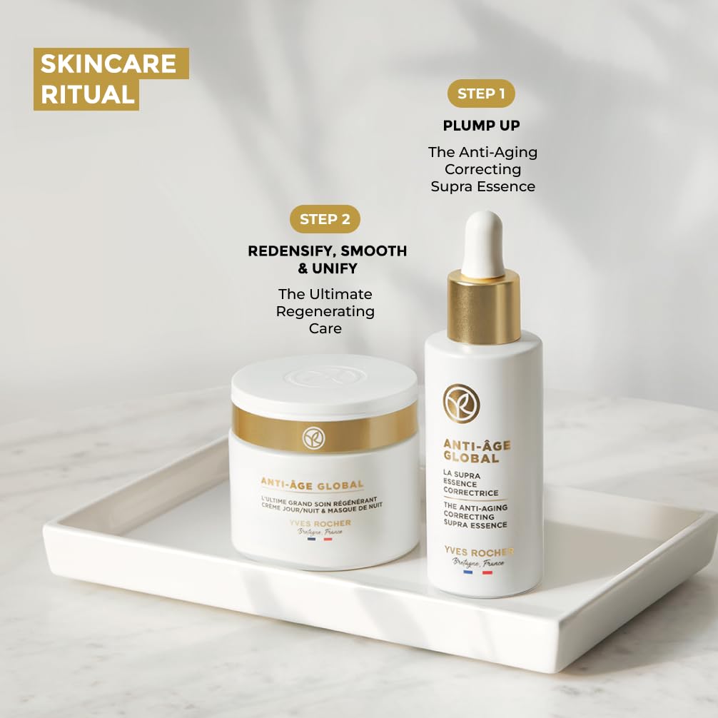 Yves Rocher Anti-Âge Global Anti-aging Correcting Supra Essence with precious Botanical Nectar, 50 ml bottle