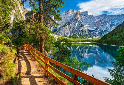 Castorland Puzzle 1000 Pieces, Braies Lake, Italy - С-104109