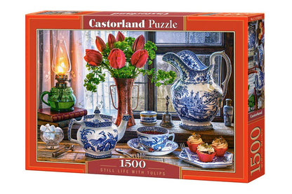 Castorland Puzzle 1500 Pieces, Still Life with Tulips - С-151820