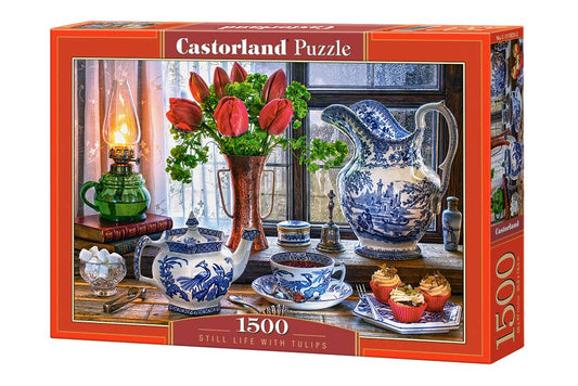 Castorland Puzzle 1500 Pieces, Still Life with Tulips - С-151820