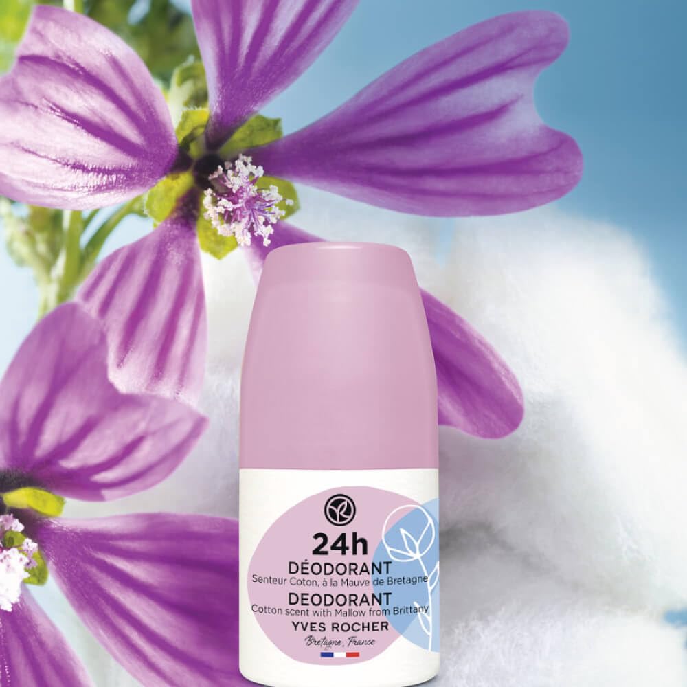 Yves Rocher Roll-on Deodorant 24 Hours Protection for Women - 50 ml. / 1.7 fl.oz.