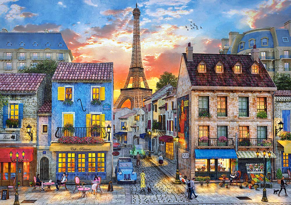 Castorland Puzzle 500 Pieces, Streets of Paris - В-52684