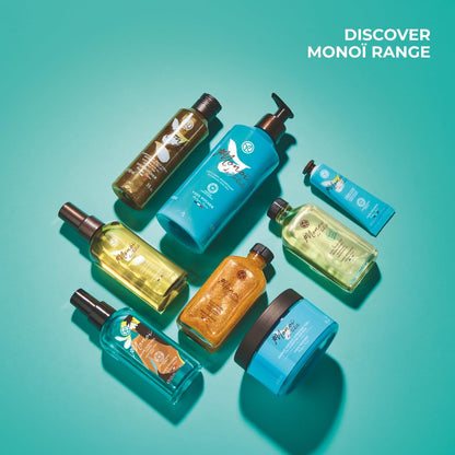 Yves Rocher Monoï de Tahiti Monoi 3 in 1 Moisturizing Hair Mask Night Care Conditioner All Hair Types 250 ml./8.4 fl.oz.