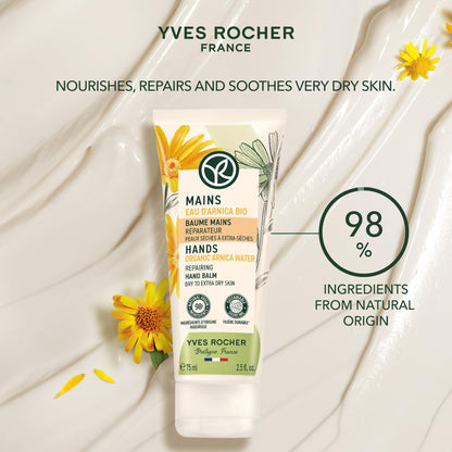 Yves Rocher Long-lasting Restorative Organic Arnica Hand Balm 75 ml./2.5 fl.oz.