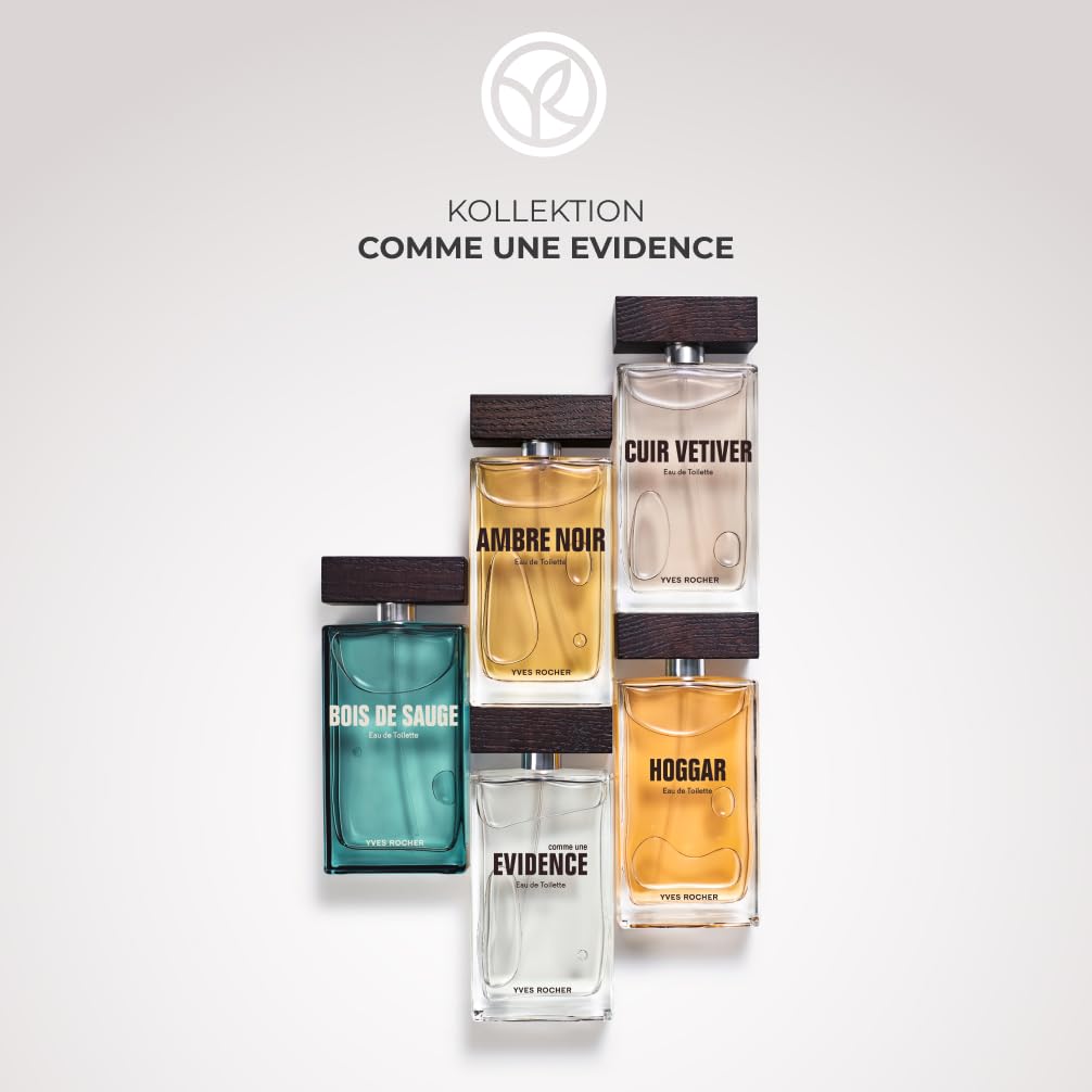 Yves Rocher Comme une Evidence Eau de Toilette for Men, 100 ml./3.3 fl.oz.