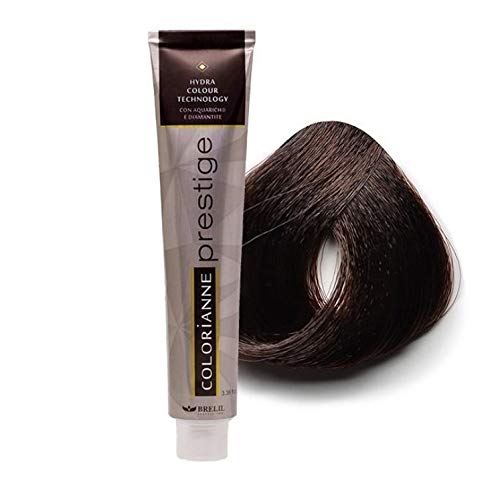 Brelil Colorianne Prestige Technologically Advanced Cream Dyeing Treatment Hydra Color Technology, Light Chocolate Brown, 100 ml./3.38 fl.oz. (5/38)