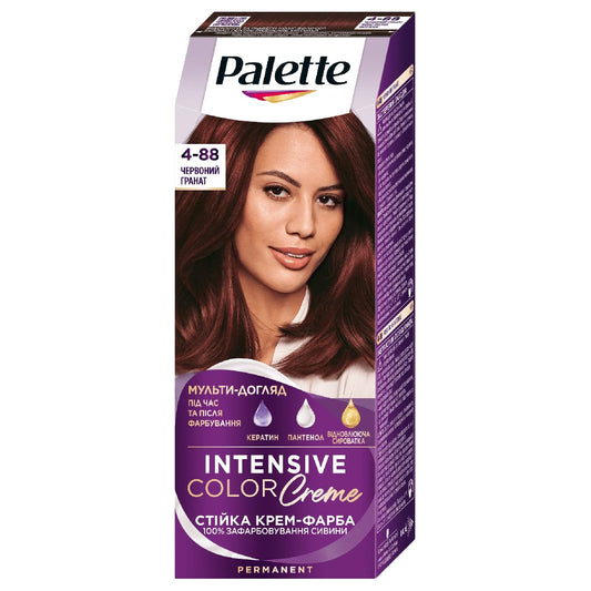 Palette Intensive Color Creme, 110 ml./3.7 fl.oz. (4-88 (RF3) - Intensive Dark Red)
