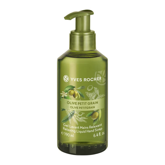 Yves Rocher Relaxing Liquid Hand Wash Gel - Olive Petitgrain, 190 ml./6.4 fl.oz.