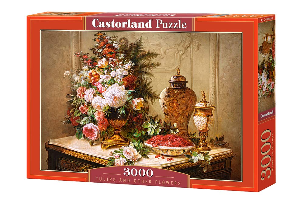 Castorland Puzzle 3000 Pieces, Tulips and Other Flowers - С-300488