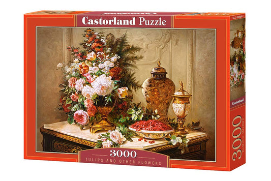 Castorland Puzzle 3000 Pieces, Tulips and Other Flowers - С-300488