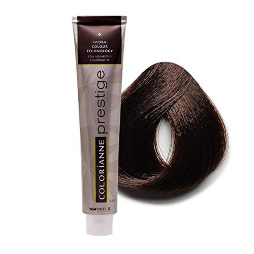 Brelil Colorianne Prestige Technologically Advanced Cream Dyeing Treatment Hydra Color Technology, Chocolate Dark Blonde, 100 ml./3.38 fl.oz. (6/38)