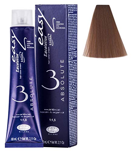 Lisap Easy Absolute 3 Hair Color Cream, 60 ml./2 fl.oz. (88/33 - Deep Light Golden Blonde)