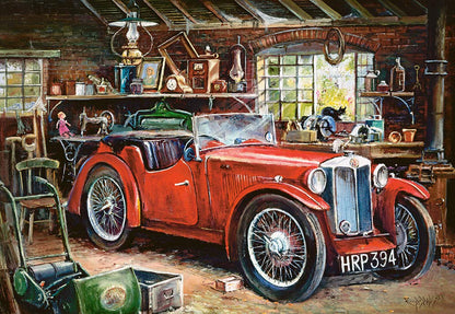 Castorland Puzzle 1000 Pieces, Vintage Garage - С-104574