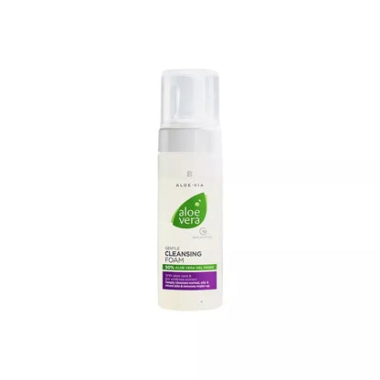 LR Health&Beauty Aloe-Via Aloe Vera Gentle Cleansing Foam and Balancing Milk Set of 2 for Face Day Care 150 ml./6.7 oz 200 ml./6.7 fl.oz. Best Gift Kit