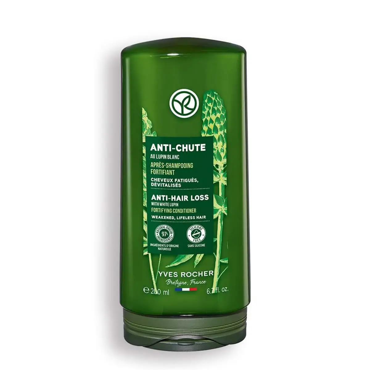 Yves Rocher Botanical Anti-Hair Loss Strengthening Conditioner All Hair Types - 200 ml./6.7 fl.oz.